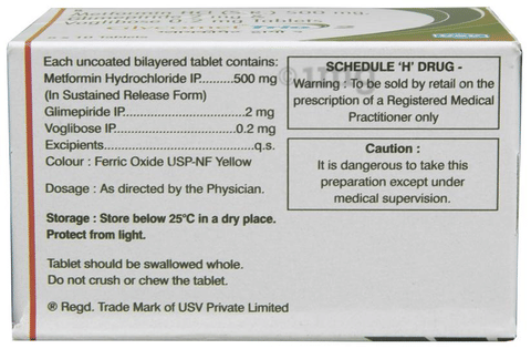 Glycomet Trio 2 Tablet SR image