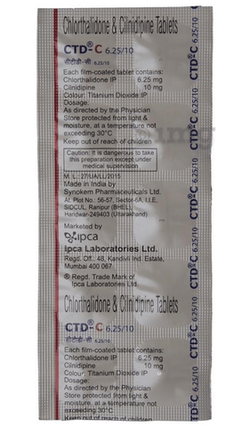 CTD-C 6.25/10 Tablet image