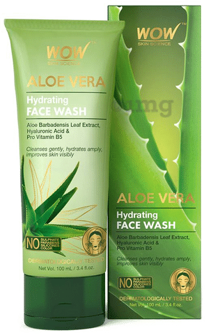 Wow aloe vera store face wash