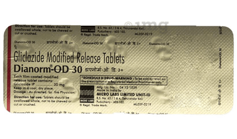 Dianorm-OD 30 Tablet MR image