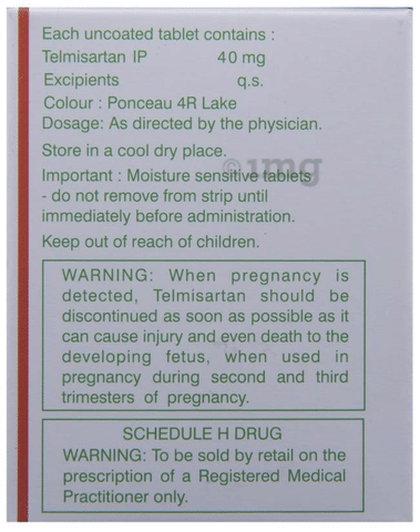 Telmed 40 Tablet image