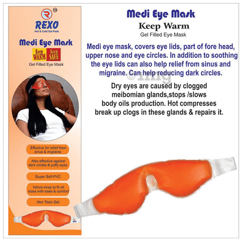 Gel filled shop eye mask