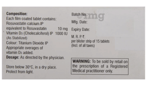 Rosuvas D 10 Tablet image