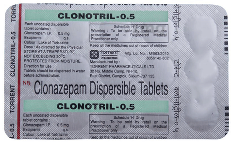Clonotril 0.5 Tablet image