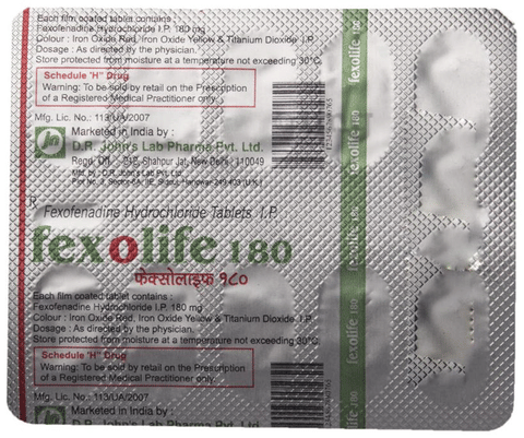 Fexolife 180 Tablet image