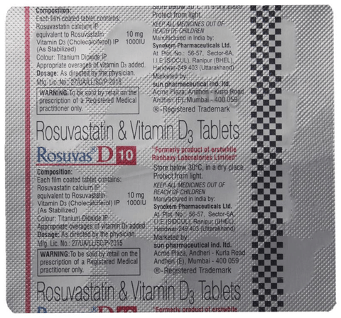 Rosuvas D 10 Tablet image