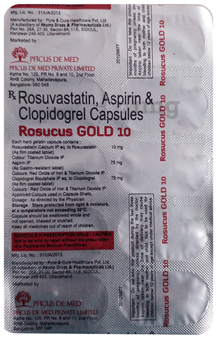 Rosucus Gold 75mg/10mg/75mg Capsule