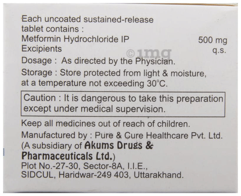 Vidmet-SR 500 Tablet image Vidmet-SR 500 Tablet image