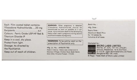 Zovane 20 Tablet image Zovane 20 Tablet image