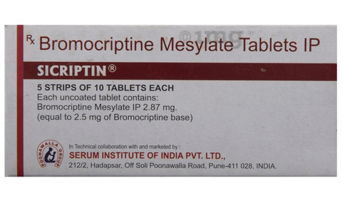 Sicriptin Tablet image