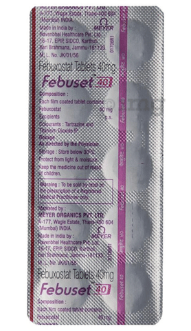 Febuset 40 Tablet image