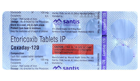 Coxaday 120 Tablet image Coxaday 120 Tablet image