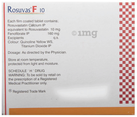 Rosuvas F 10 Tablet image