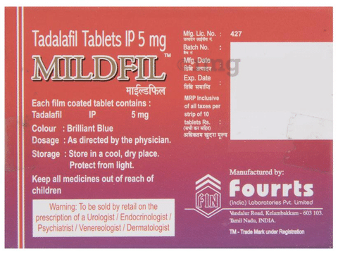 Mildfil shop 5mg tablet