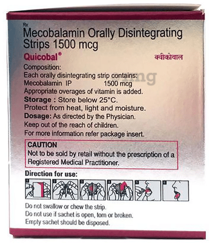 Quicobal Orally Disintegrating Strip
