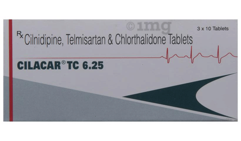 Cilacar TC 6.25 Tablet image Cilacar TC 6.25 Tablet image