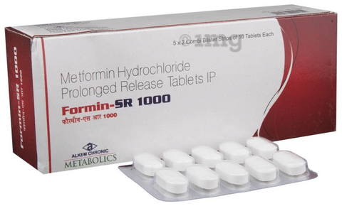 Formin-SR 1000 Tablet image