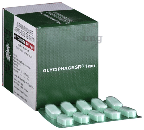 Glyciphage SR 1gm Tablet image Glyciphage SR 1gm Tablet image