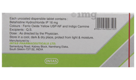 Zevert 16 Tablet DT image