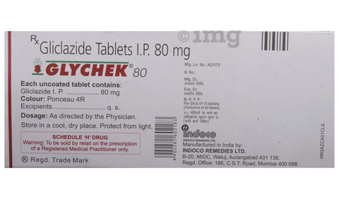 Glychek 80 Tablet image
