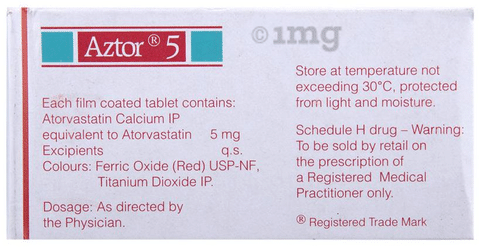 Aztor 5 Tablet View Uses Side Effects Price and Substitutes 1mg
