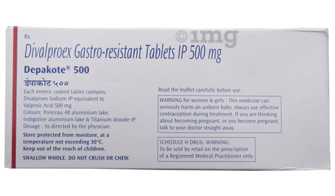Depakote 500 Tablet image