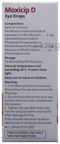 Moxicip D Eye Drop