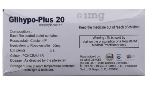 Glihypo-Plus 20 Tablet image