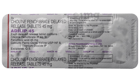 Adilip 45 Tablet DR image