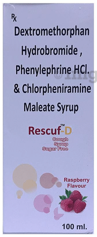 Rescuf-D Syrup Raspberry Sugar Free