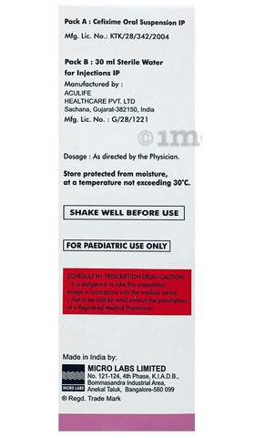 Ritecef-O 100 Dry Syrup image