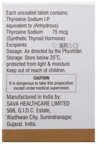 Thyrofit 75 Tablet image