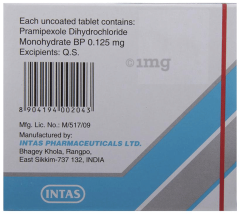 Pramirol 0.125 Tablet image