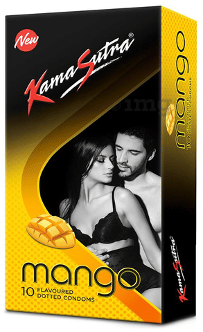 KamaSutra Dotted Condom Mango image