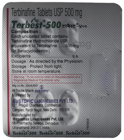 TerBESt 500 Tablet image
