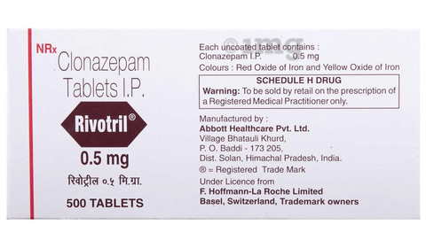 Rivotril 0.5mg Tablet