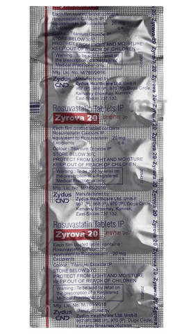 Zyrova 20 Tablet image