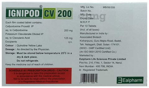 Ignipod CV 200 Tablet