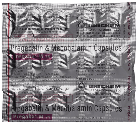 Pregaba-M 75 Capsule image Pregaba-M 75 Capsule image