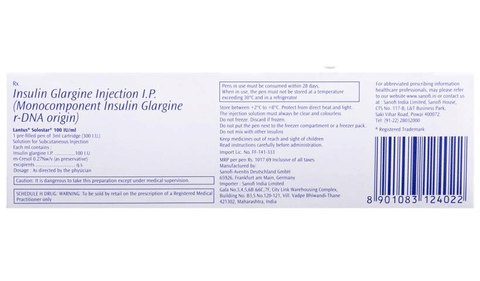 Lantus Solostar 100IU/ml Solution for Injection image