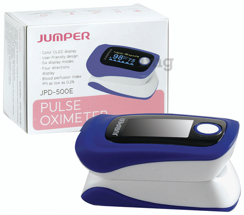 Jumper JPD-500D Fingertip Pulse Oximeter Accurate Oxygen