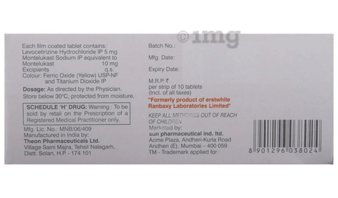 Teczine M Tablet image