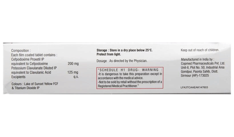 Gudcef-CV 200 Tablet image