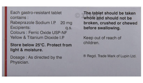 Rablet 20 Tablet image