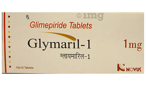 Glymaril 1mg Tablet image