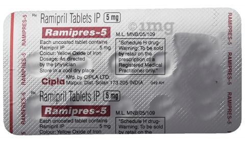 Ramipres 5 Tablet image Ramipres 5 Tablet image