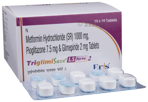 Triglimisave LS Forte 2 Tablet SR image Triglimisave LS Forte 2 Tablet SR image