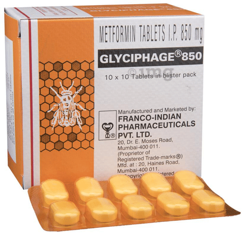 Glyciphage 850 Tablet
