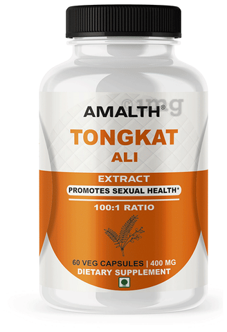 Amalth Tongkat Ali Extract Veg Capsules: Buy bottle of 60 ...