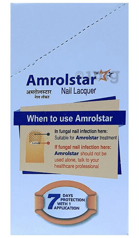 Amrolstar Nail Fungal Lacquer 2.5ML Home Remedy | eBay